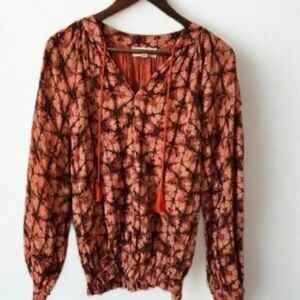 Anthropologie Porridge blouse - orange - Size L